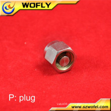 3/8 pulgada de presión 1000psig tapa de tubo industrial enchufe adaptador conector de montaje